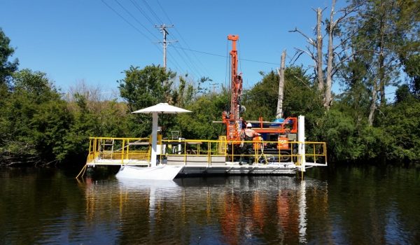 Drill on Platform Mast Up - Drilling Contractor Newcastle & Hunter Valley - Total Drilling