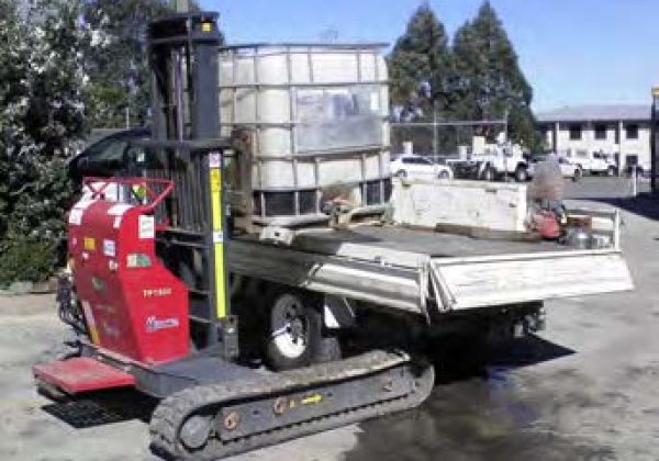 HINOWA TRACK FORKLIFT - Drilling Contractor Newcastle & Hunter Valley - Total Drilling